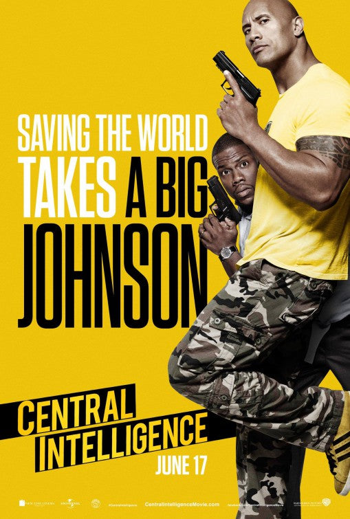 1000 piece jigsaw puzzle for the movie poster: Central Intelligence (2016)
