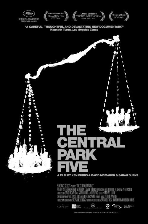1000 piece jigsaw puzzle for the movie poster: The Central Park Five (2012)