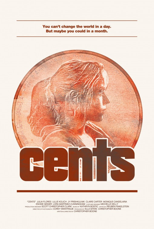 1000 piece jigsaw puzzle for the movie poster: Cents (2015)