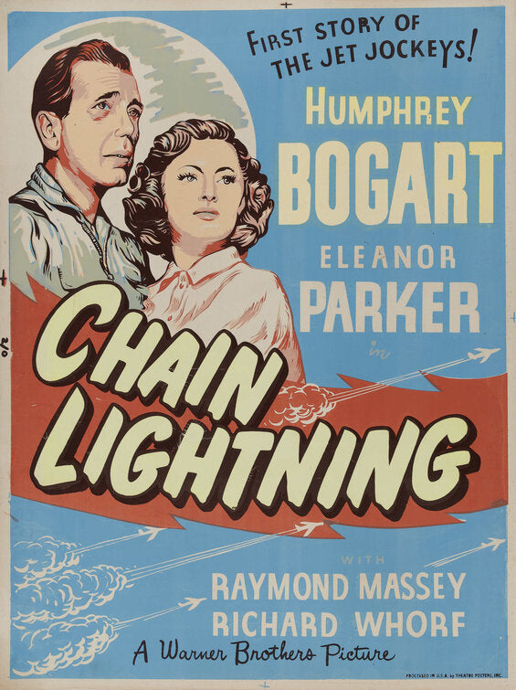 1000 piece jigsaw puzzle for the movie poster: Chain Lightning (1950) ver3