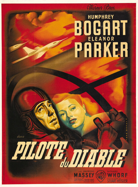 1000 piece jigsaw puzzle for the movie poster: Chain Lightning (1950) ver4