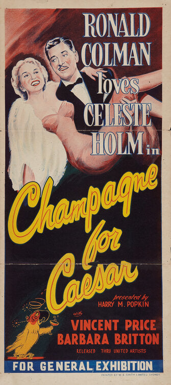 1000 piece jigsaw puzzle for the movie poster: Champagne for Caesar (1950) ver2