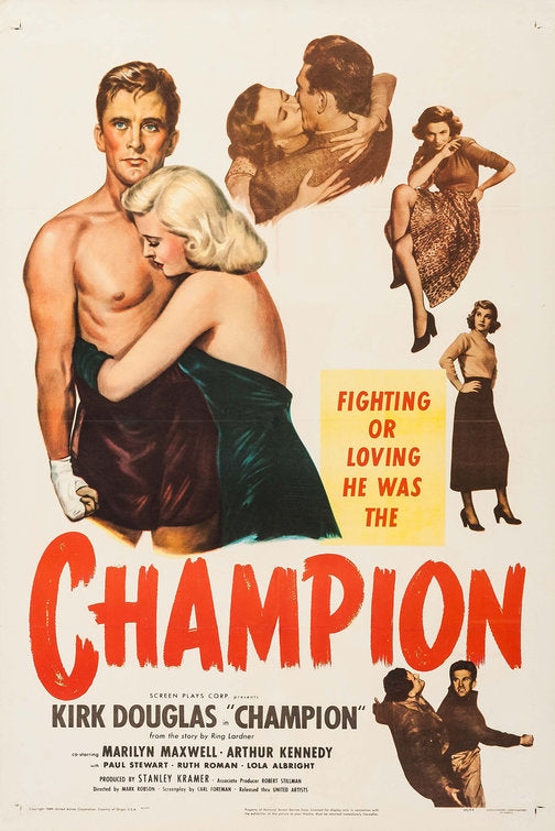 1000 piece jigsaw puzzle for the movie poster: Champion (1949) ver3