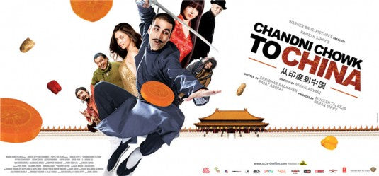 1000 piece jigsaw puzzle for the movie poster: Chandni Chowk to China (2009) ver5