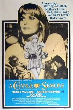 the movie poster: A Change of Seasons (1980) ver2