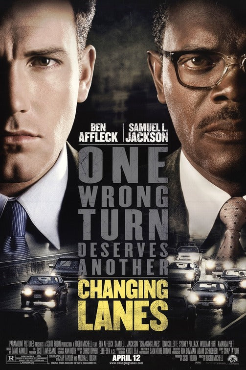 the movie poster: Changing Lanes (2002)