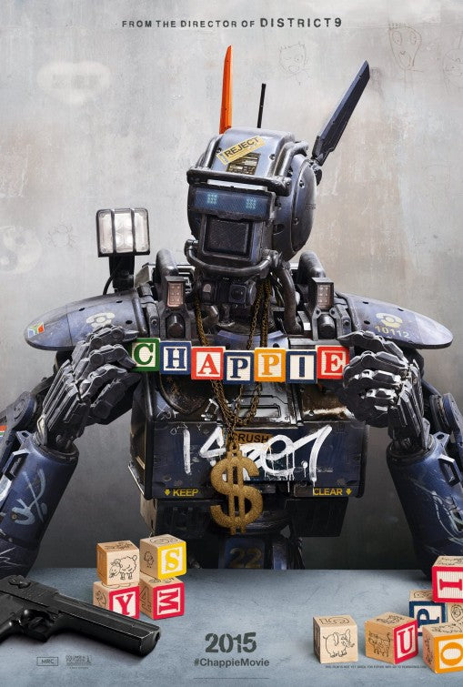 1000 piece jigsaw puzzle for the movie poster: Chappie (2015)
