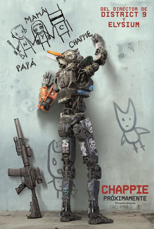 1000 piece jigsaw puzzle for the movie poster: Chappie (2015) ver2