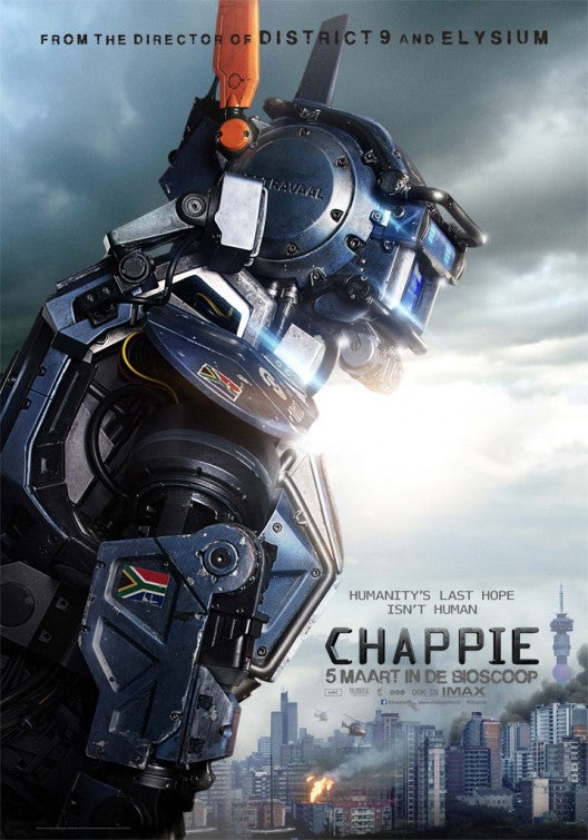 1000 piece jigsaw puzzle for the movie poster: Chappie (2015) ver6