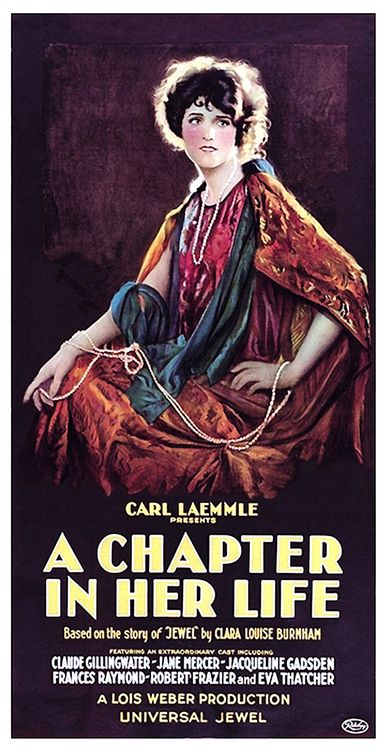 the movie poster: A Chapter in Her Life (1923)