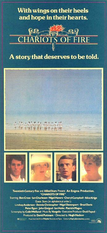 the movie poster: Chariots of Fire (1981) ver2