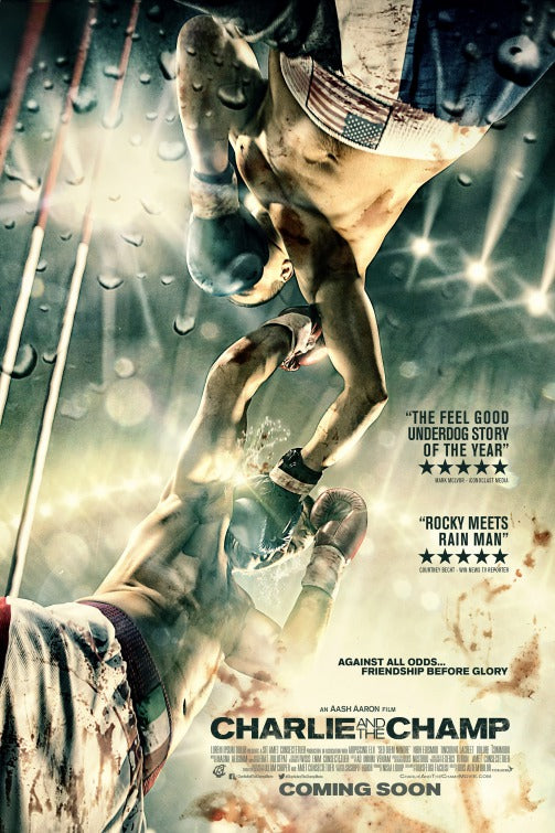 1000 piece jigsaw puzzle for the movie poster: Charlie and the Champ (2018)