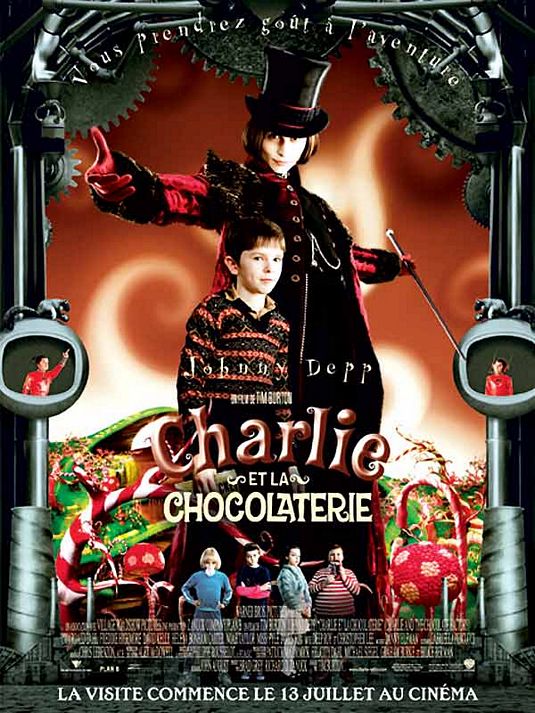the movie poster: Charlie and the Chocolate Factory (2005) ver9