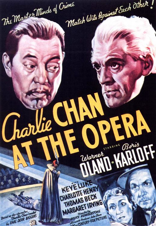 the movie poster: Charlie Chan at the Opera (1936)