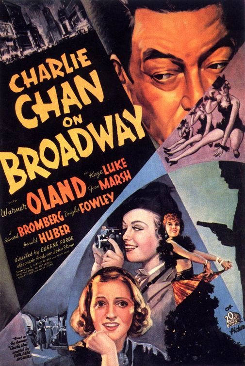 the movie poster: Charlie Chan on Broadway (1937)
