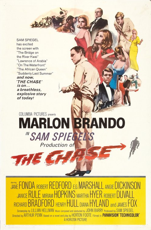 1000 piece jigsaw puzzle for the movie poster: The Chase (1966)