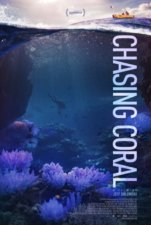 1000 piece jigsaw puzzle for the movie poster: Chasing Coral (2017)