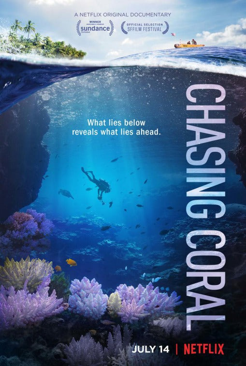 1000 piece jigsaw puzzle for the movie poster: Chasing Coral (2017) ver2