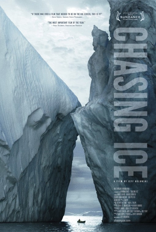 1000 piece jigsaw puzzle for the movie poster: Chasing Ice (2012)