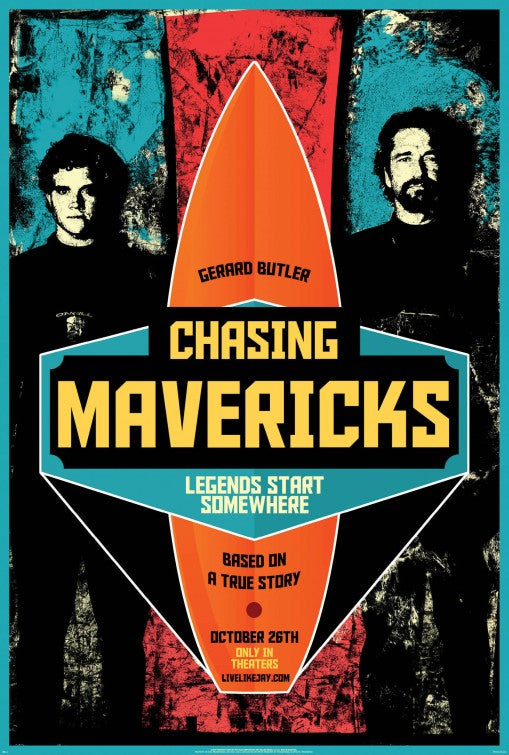 1000 piece jigsaw puzzle for the movie poster: Chasing Mavericks (2012)