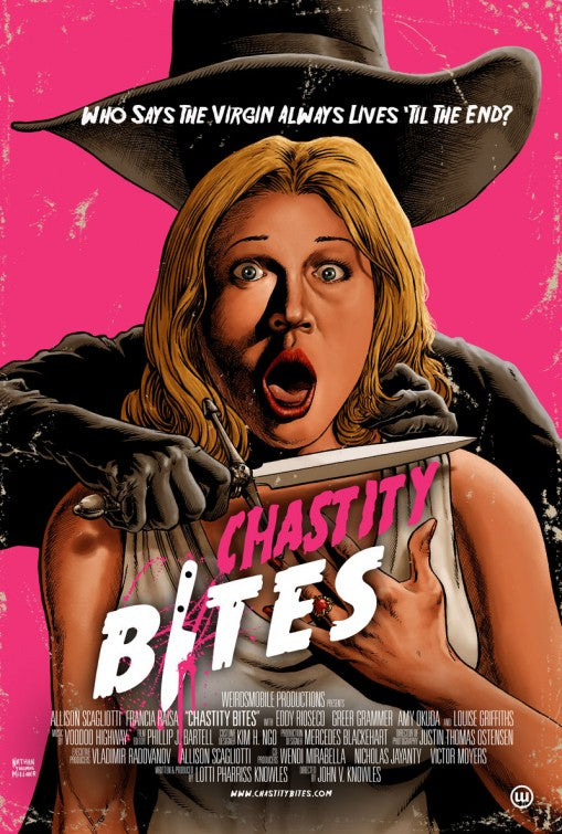 1000 piece jigsaw puzzle for the movie poster: Chastity Bites (2013)