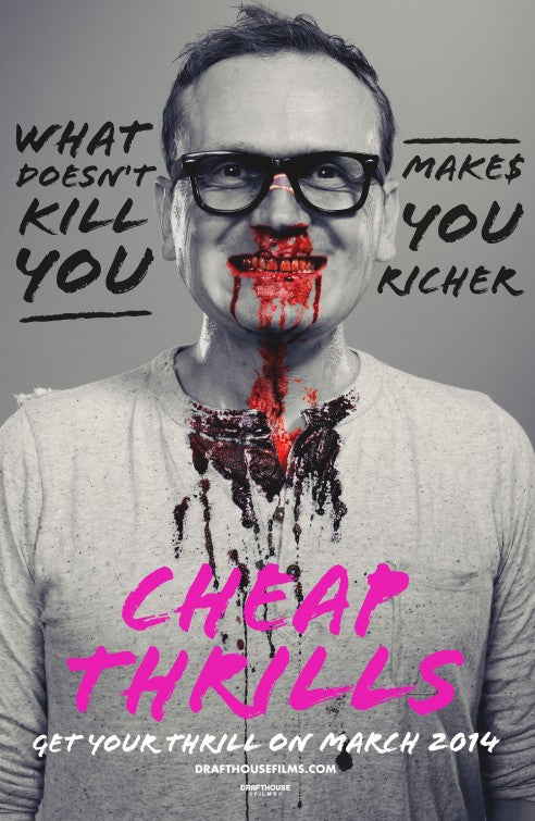 1000 piece jigsaw puzzle for the movie poster: Cheap Thrills (2014) ver6
