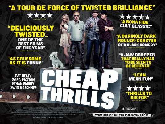 1000 piece jigsaw puzzle for the movie poster: Cheap Thrills (2014) ver7
