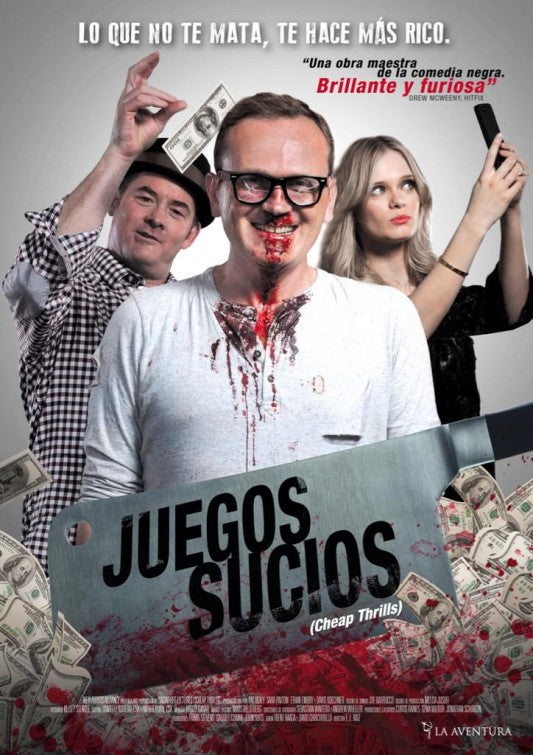1000 piece jigsaw puzzle for the movie poster: Cheap Thrills (2014) ver9