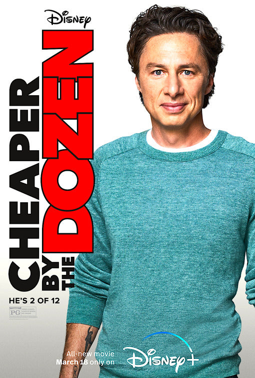 1000 piece jigsaw puzzle for the movie poster: Cheaper by the Dozen (2022) ver2
