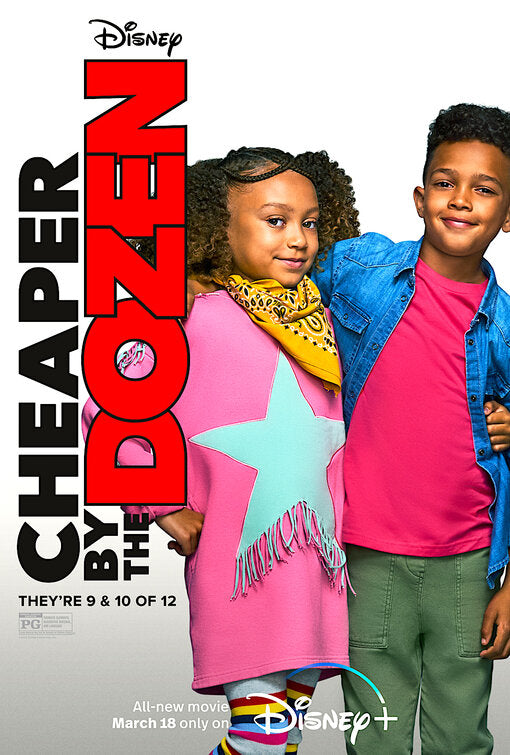 1000 piece jigsaw puzzle for the movie poster: Cheaper by the Dozen (2022) ver4