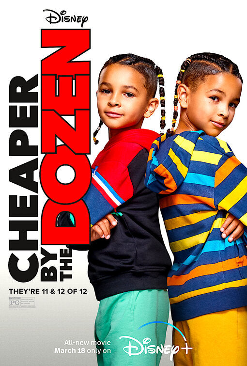 1000 piece jigsaw puzzle for the movie poster: Cheaper by the Dozen (2022) ver8