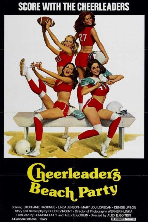 1000 piece jigsaw puzzle for the movie poster: Cheerleaders Beach Party (1978)