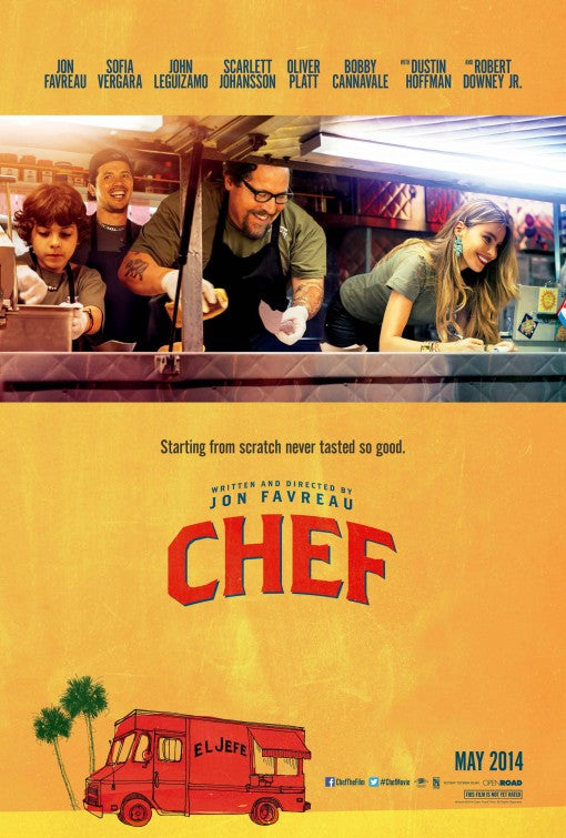 1000 piece jigsaw puzzle for the movie poster: Chef (2014)