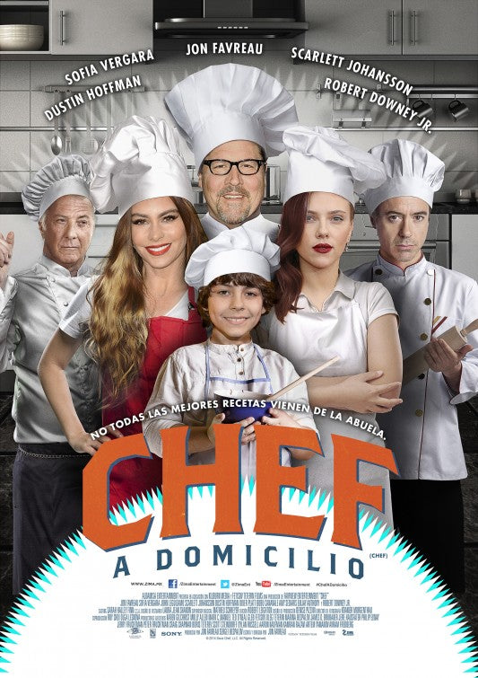 1000 piece jigsaw puzzle for the movie poster: Chef (2014) ver3