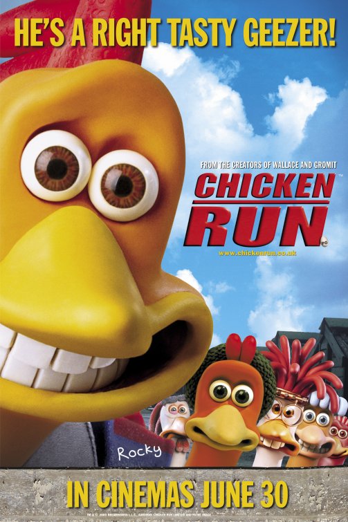 1000 piece jigsaw puzzle for the movie poster: Chicken Run (2000) ver11