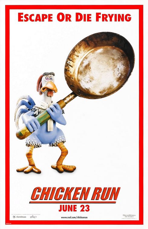1000 piece jigsaw puzzle for the movie poster: Chicken Run (2000) ver4