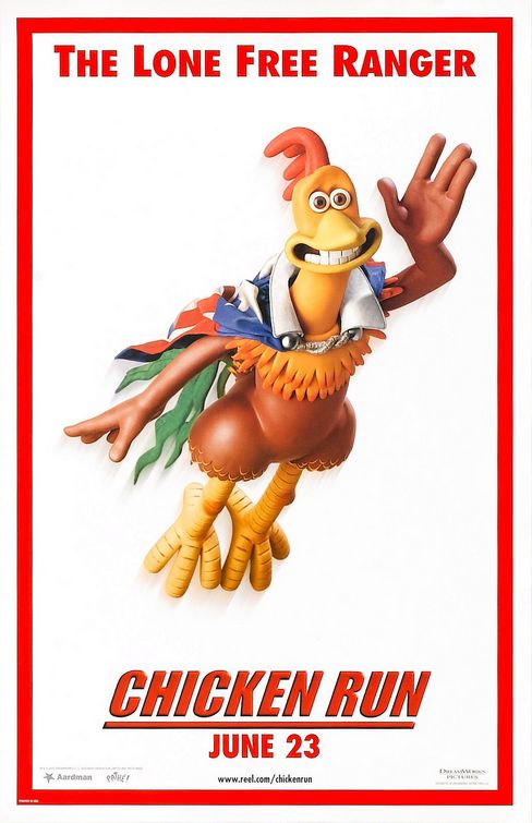 1000 piece jigsaw puzzle for the movie poster: Chicken Run (2000) ver5