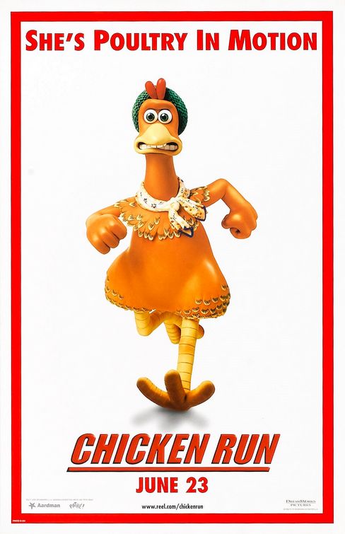1000 piece jigsaw puzzle for the movie poster: Chicken Run (2000) ver8