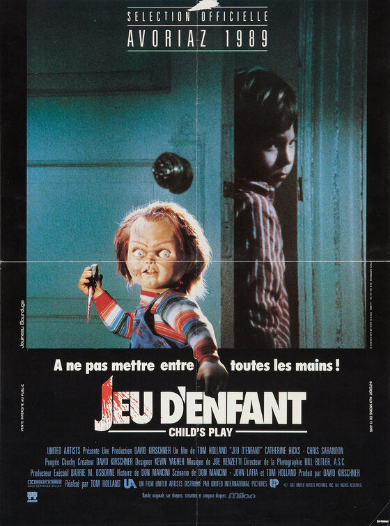 1000 piece jigsaw puzzle for the movie poster: Child's Play (1988) ver2