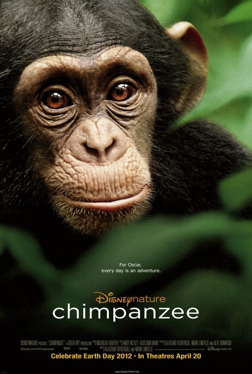 1000 piece jigsaw puzzle for the movie poster: Chimpanzee (2012)