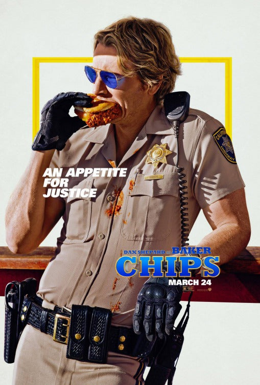 1000 piece jigsaw puzzle for the movie poster: CHiPs (2017) ver3