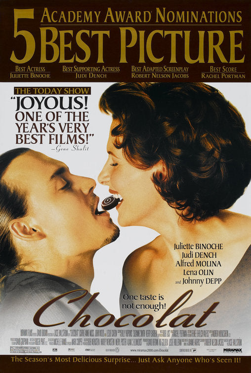 1000 piece jigsaw puzzle for the movie poster: Chocolat (2000) ver3