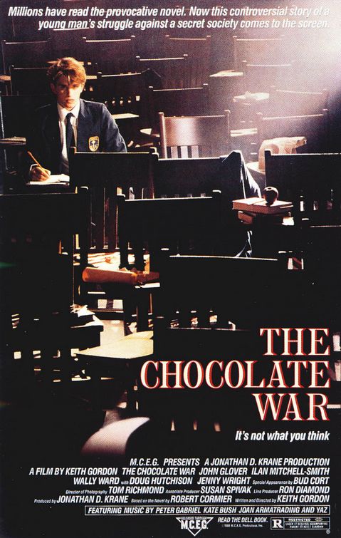 the movie poster: The Chocolate War (1988)