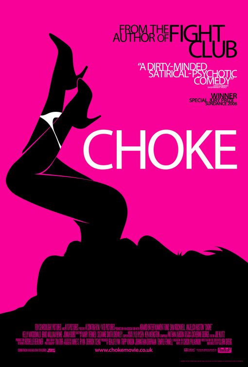 the movie poster: Choke (2008) ver2