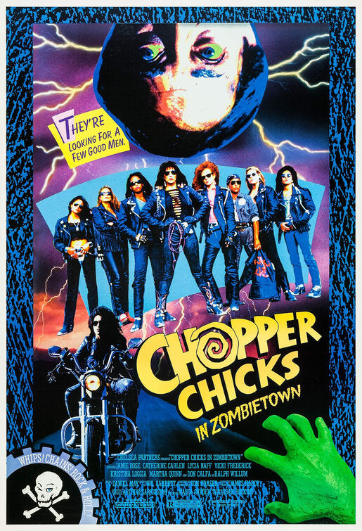 1000 piece jigsaw puzzle for the movie poster: Chopper Chicks in Zombietown (1991)