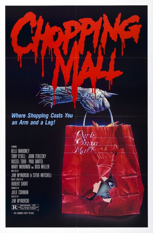the movie poster: Chopping Mall (1986)
