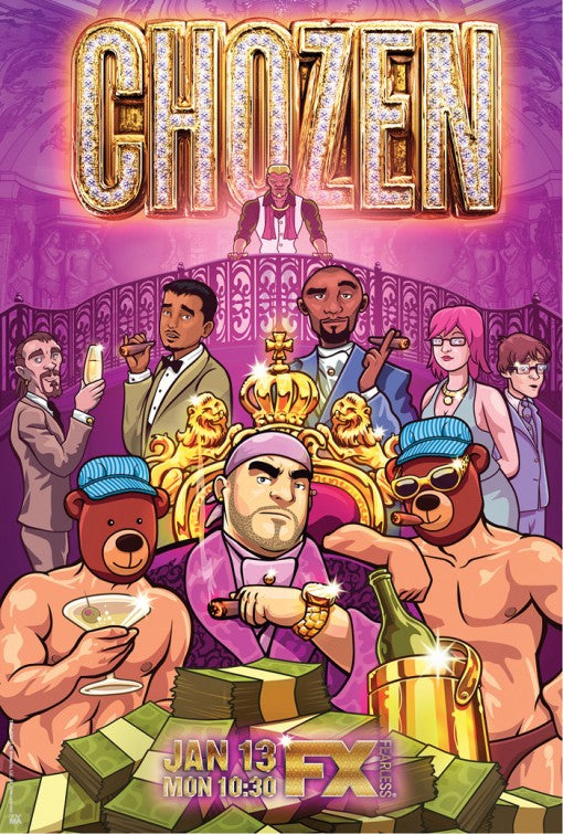 1000 piece jigsaw puzzle for tv poster: Chozen