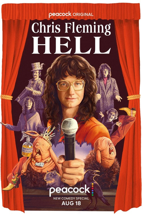1000 piece jigsaw puzzle for tv poster: Chris Fleming: Hell