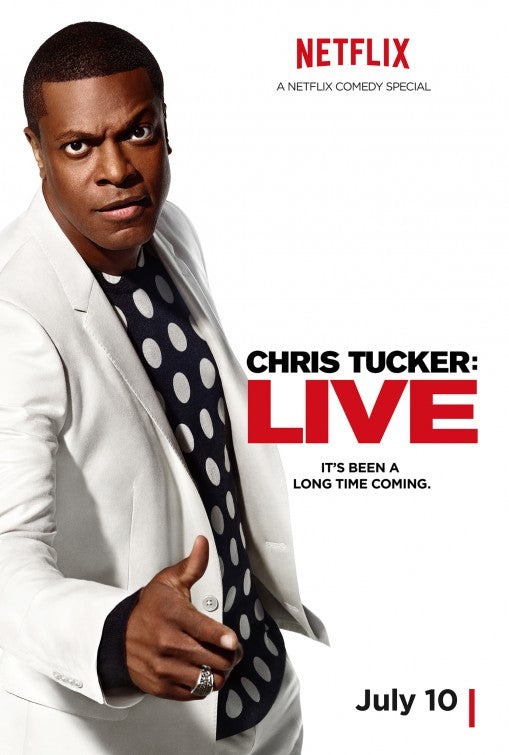 1000 piece jigsaw puzzle for tv poster: Chris Tucker Live