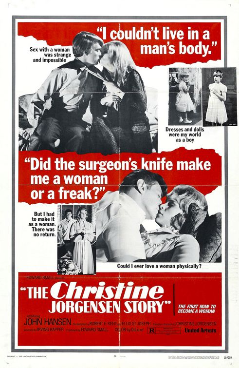 the movie poster: The Christine Jorgensen Story (1970)